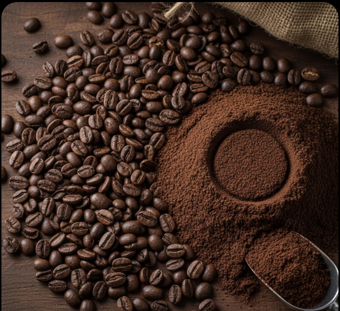 دان و پودر قهوه
